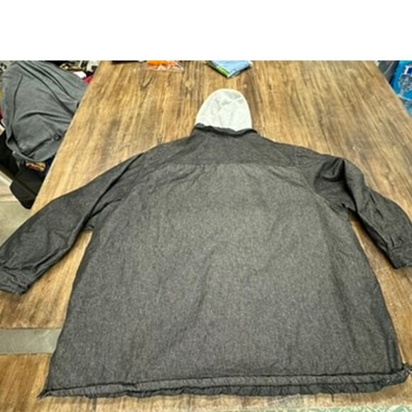 BOULDER CREEK TRADING CO. 5XL Quilted Jacket , Button Up, Removable Hood - Picture 11 of 11